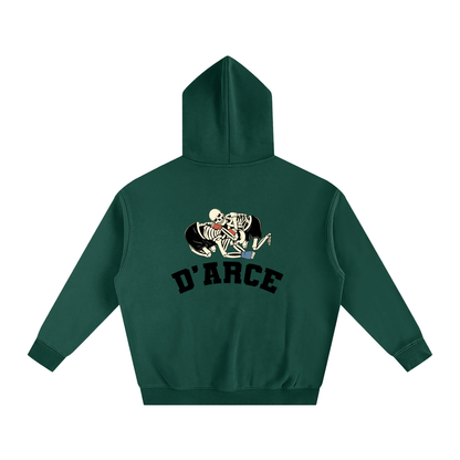 D'ARCE Choke Black Text Hoodie - ARETE