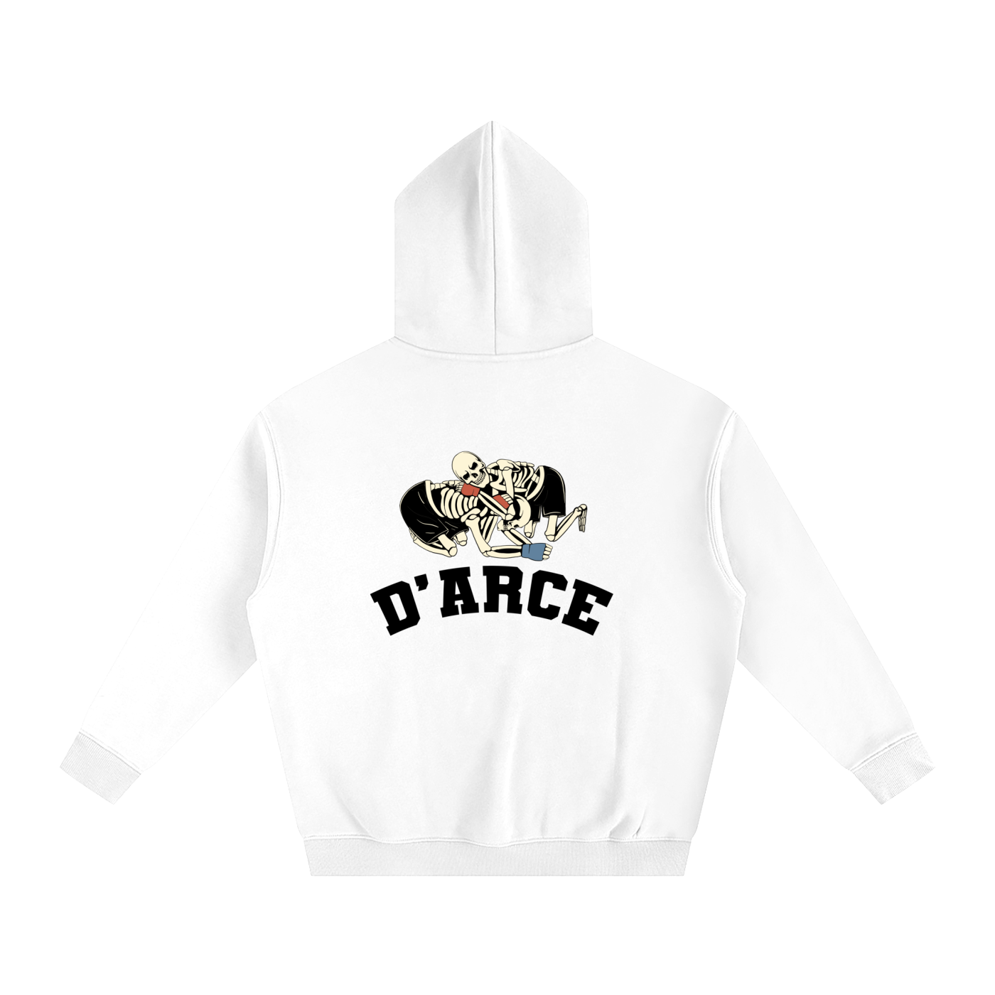 D'ARCE Choke Black Text Hoodie - ARETE