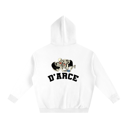 D'ARCE Choke Black Text Hoodie - ARETE
