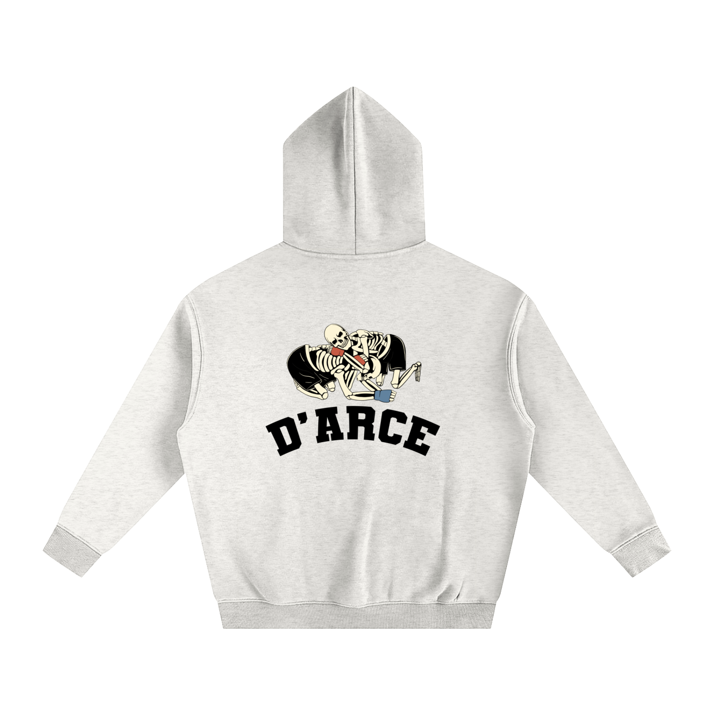 D'ARCE Choke Black Text Hoodie - ARETE