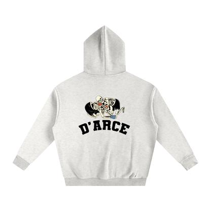 D'ARCE Choke Black Text Hoodie - ARETE