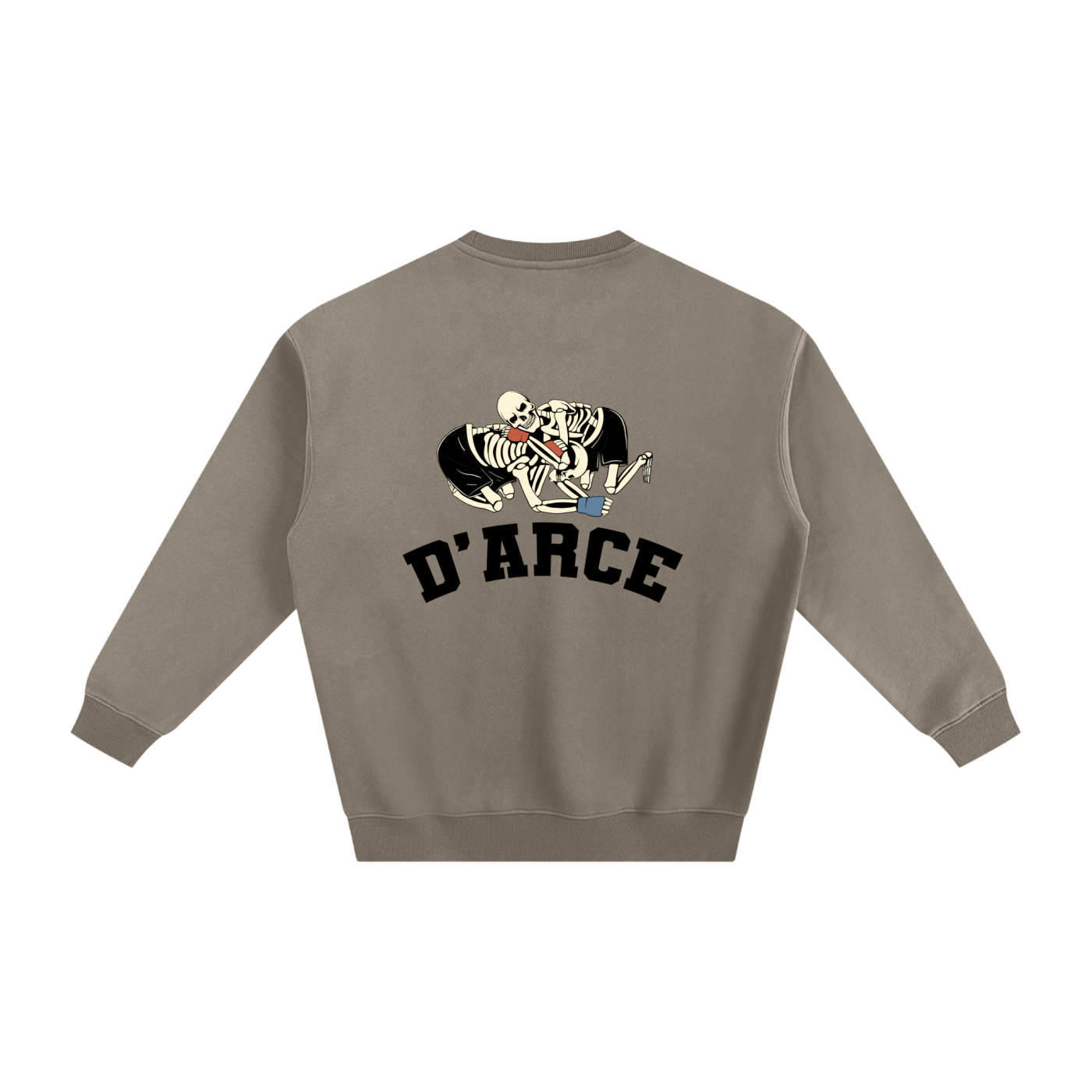 D'ARCE Choke Black Text Sweatshirt - ARETE