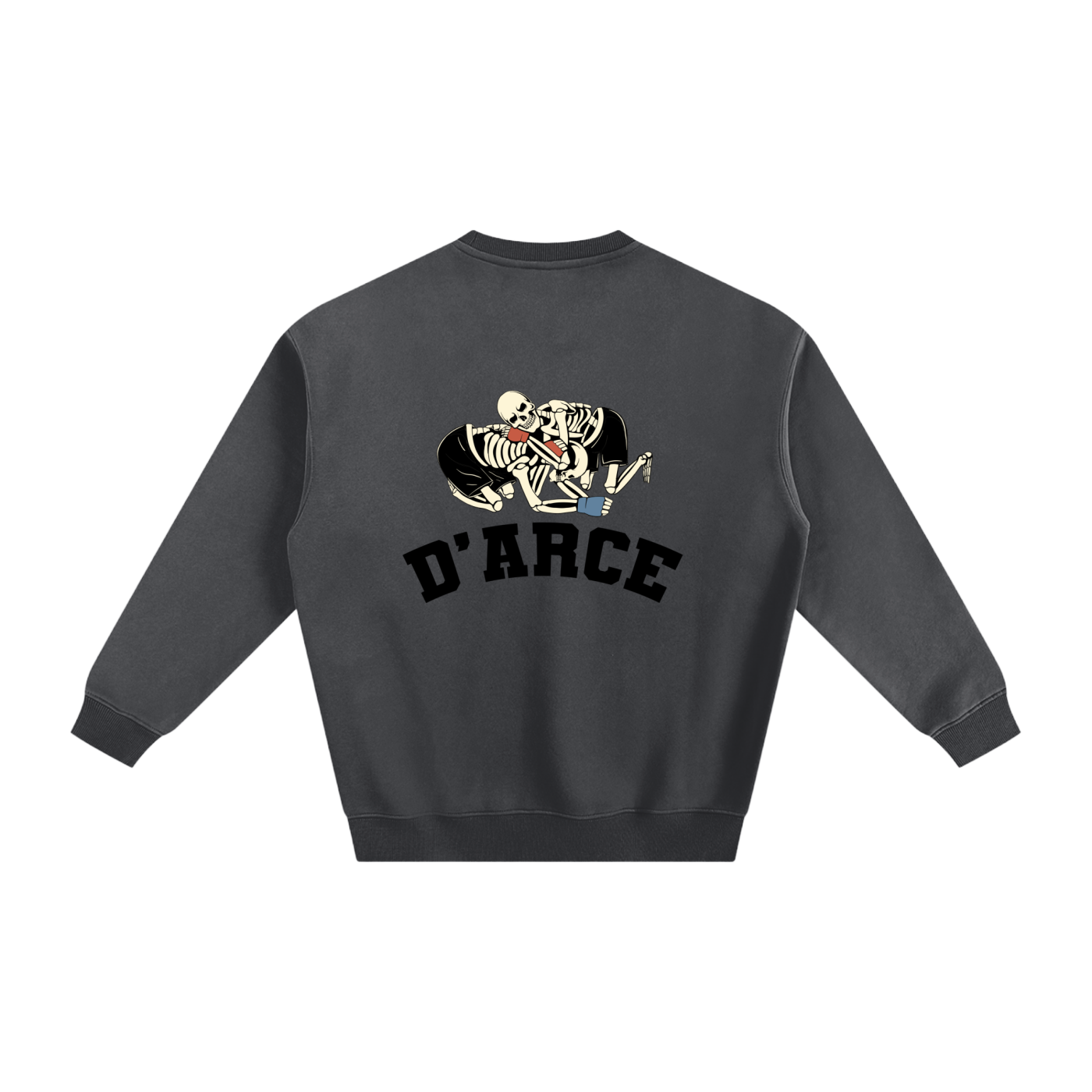 D'ARCE Choke Black Text Sweatshirt - ARETE