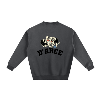 D'ARCE Choke Black Text Sweatshirt - ARETE