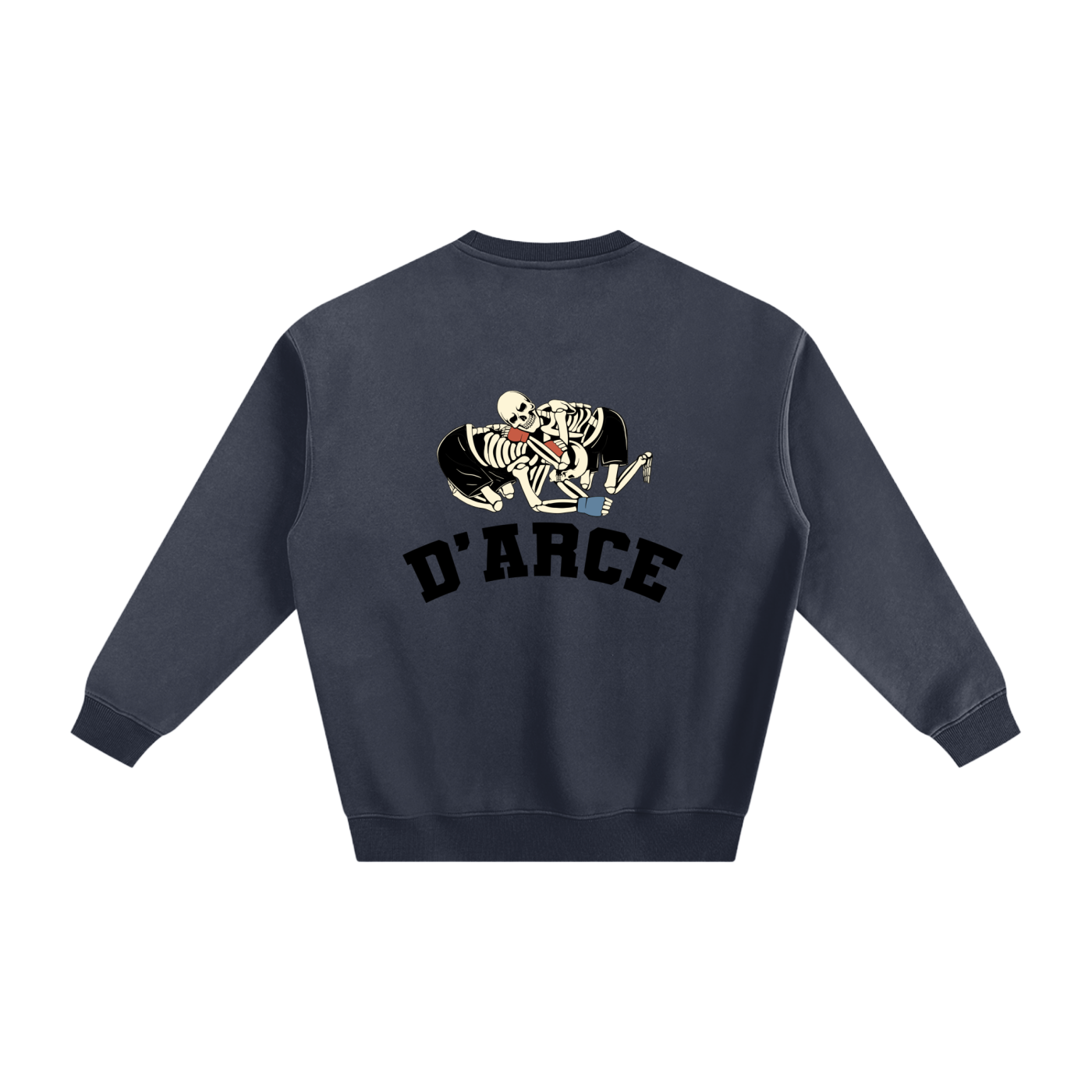 D'ARCE Choke Black Text Sweatshirt - ARETE