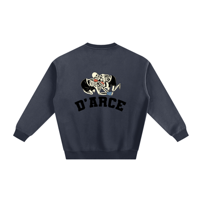 D'ARCE Choke Black Text Sweatshirt - ARETE