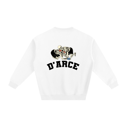 D'ARCE Choke Black Text Sweatshirt - ARETE