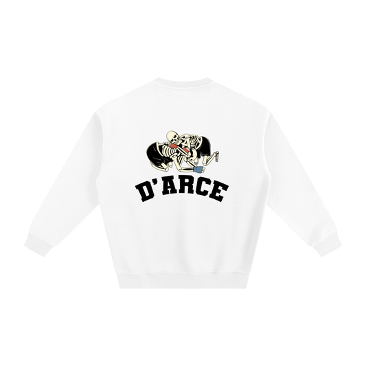 D'ARCE Choke Black Text Sweatshirt - ARETE