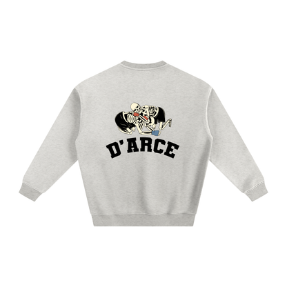 D'ARCE Choke Black Text Sweatshirt - ARETE