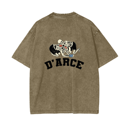 D'ARCE Choke Black Text T-shirt - ARETE
