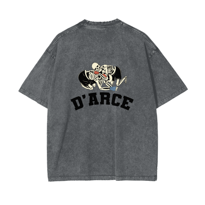 D'ARCE Choke Black Text T-shirt - ARETE
