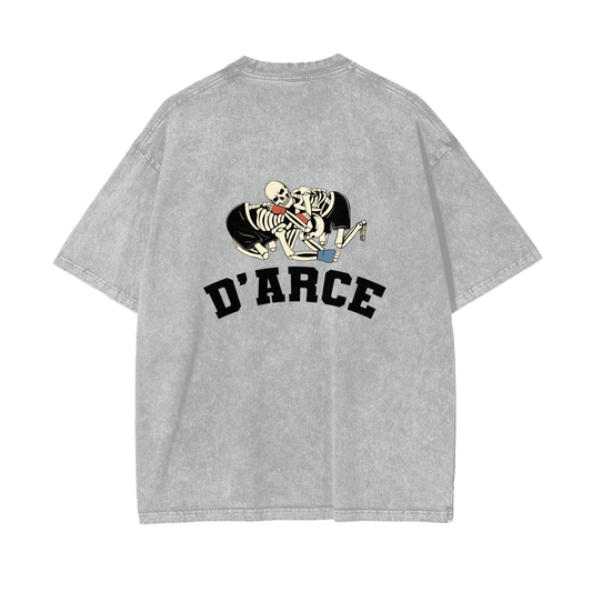 D'ARCE Choke Black Text T-shirt - ARETE