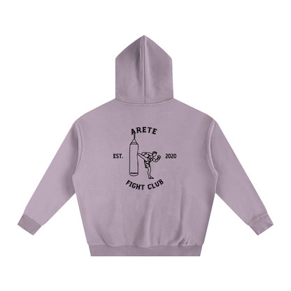 Fight Club Black Text Hoodie - ARETE
