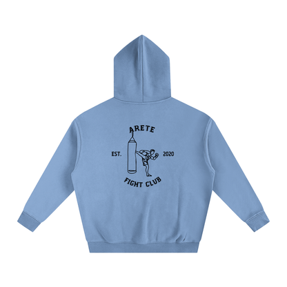 Fight Club Black Text Hoodie - ARETE