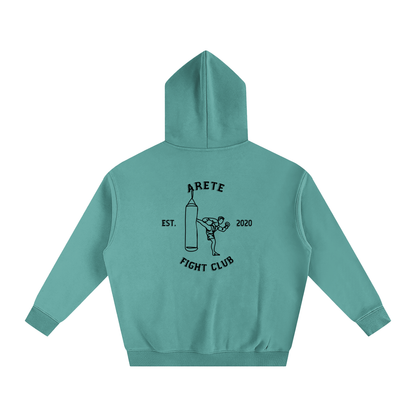 Fight Club Black Text Hoodie - ARETE