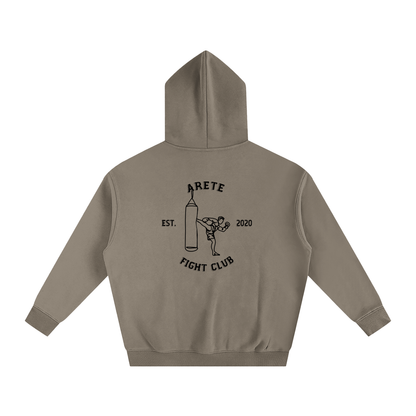 Fight Club Black Text Hoodie - ARETE