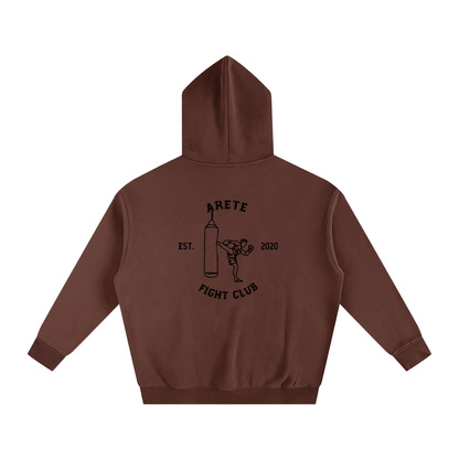 Fight Club Black Text Hoodie - ARETE