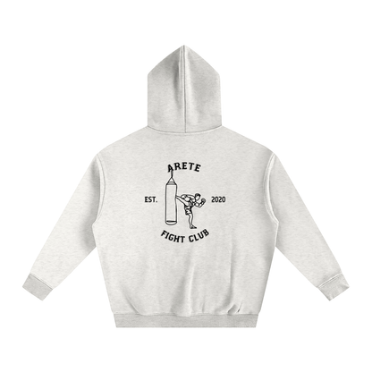 Fight Club Black Text Hoodie - ARETE