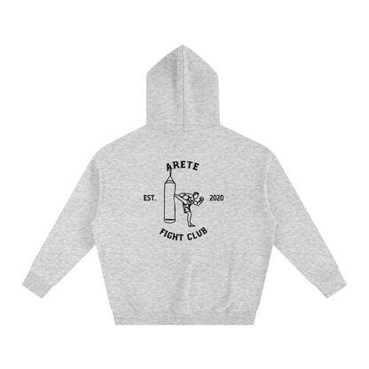Fight Club Black Text Hoodie - ARETE