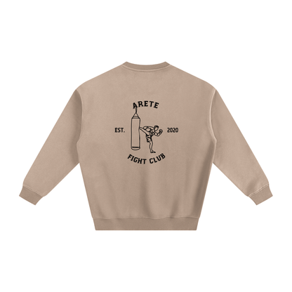 Fight Club Black Text Sweatshirt - ARETE
