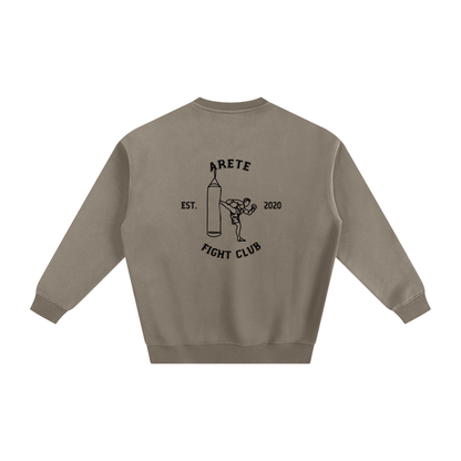 Fight Club Black Text Sweatshirt - ARETE