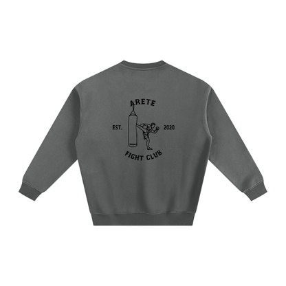 Fight Club Black Text Sweatshirt - ARETE