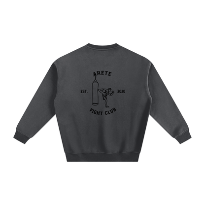 Fight Club Black Text Sweatshirt - ARETE