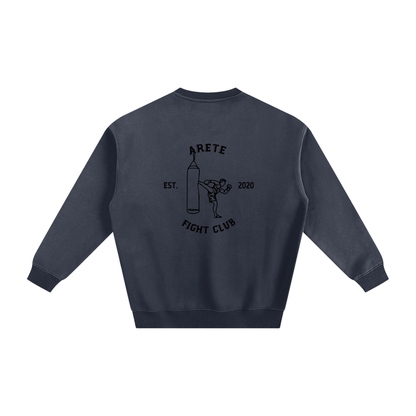 Fight Club Black Text Sweatshirt - ARETE