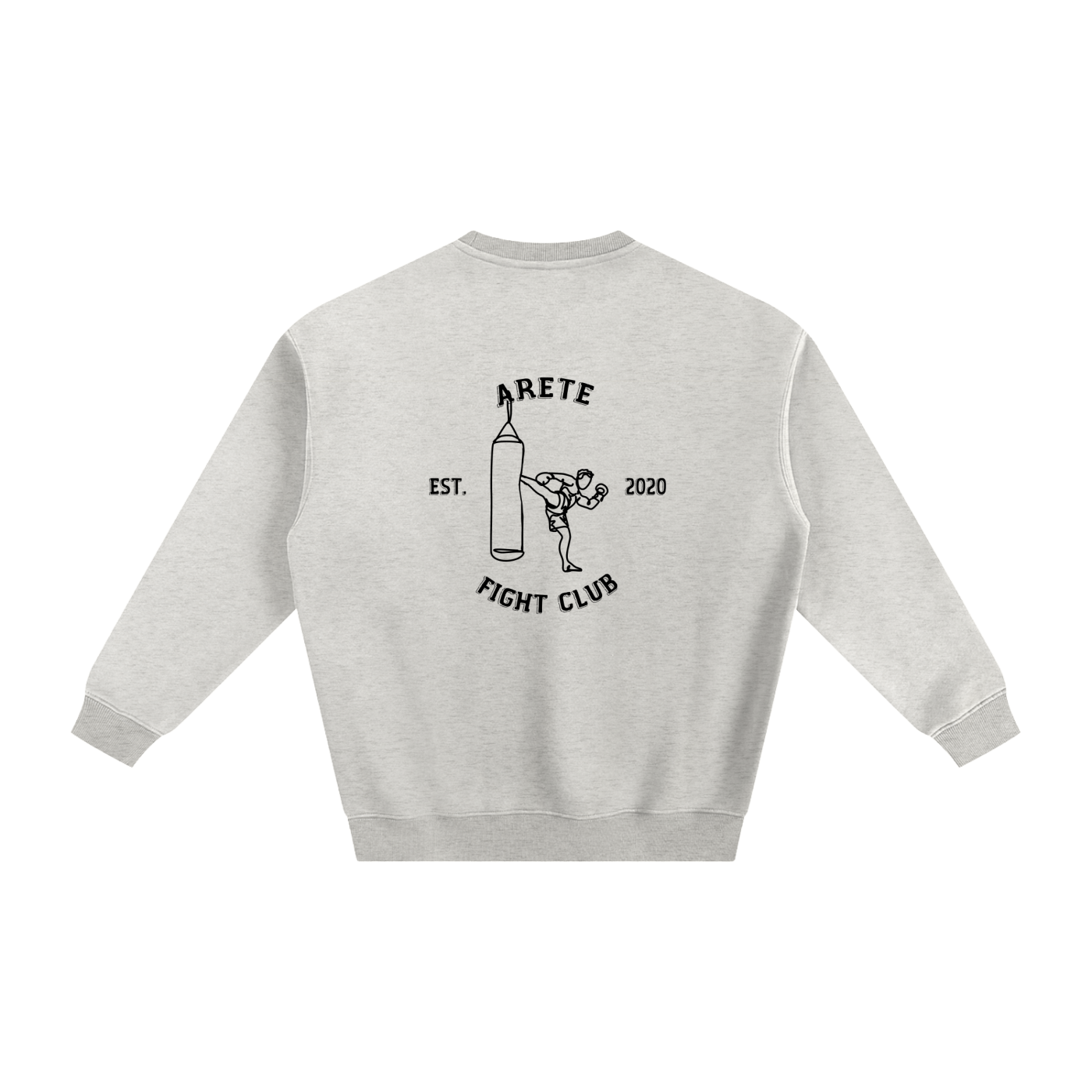 Fight Club Black Text Sweatshirt - ARETE