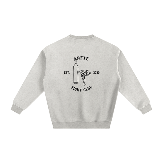 Fight Club Black Text Sweatshirt - ARETE