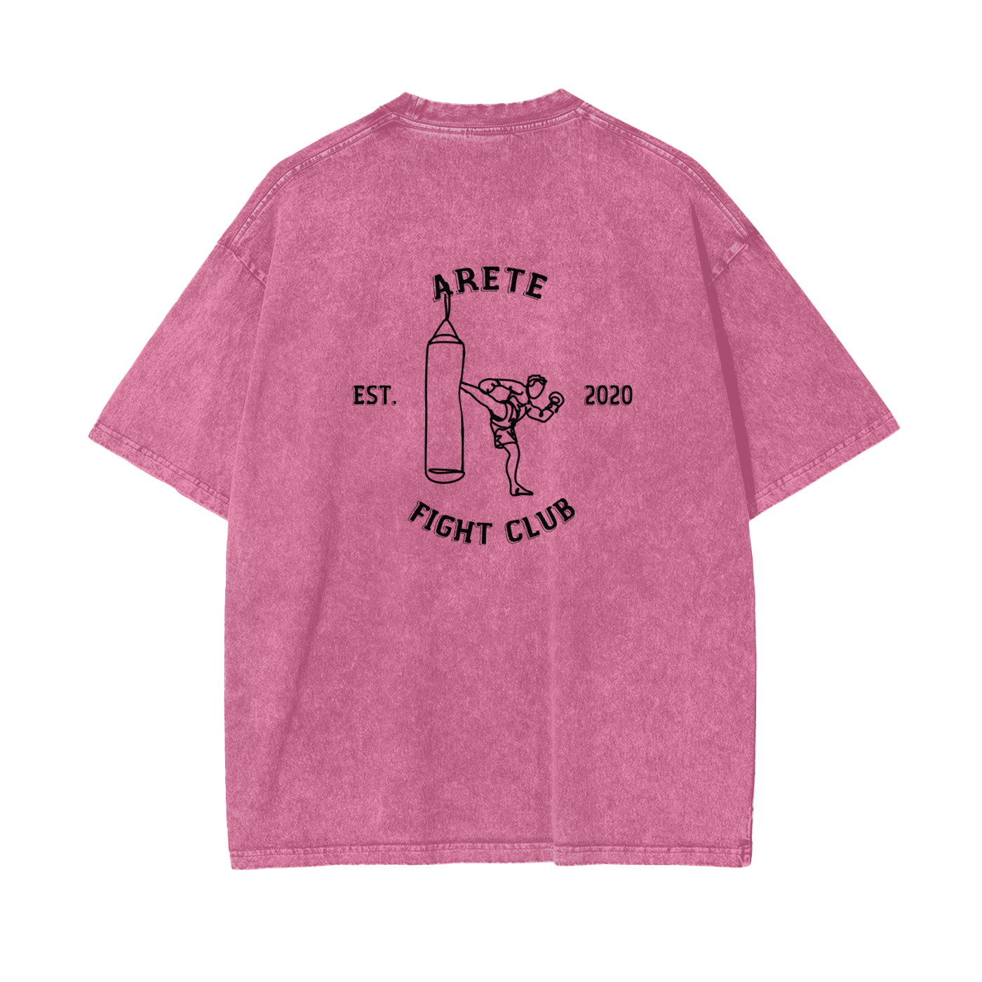 Fight Club Black Text T-shirt - ARETE