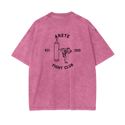 Fight Club Black Text T-shirt - ARETE