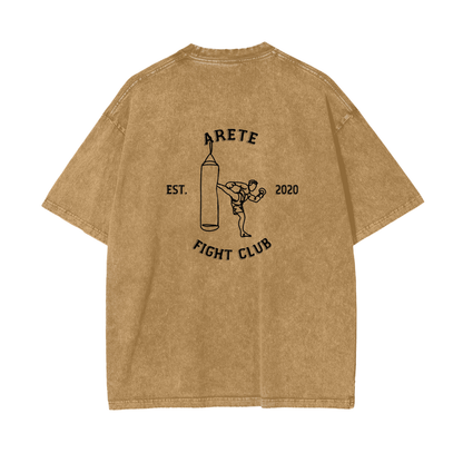 Fight Club Black Text T-shirt - ARETE