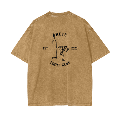 Fight Club Black Text T-shirt - ARETE