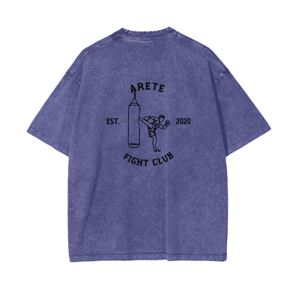 Fight Club Black Text T-shirt - ARETE