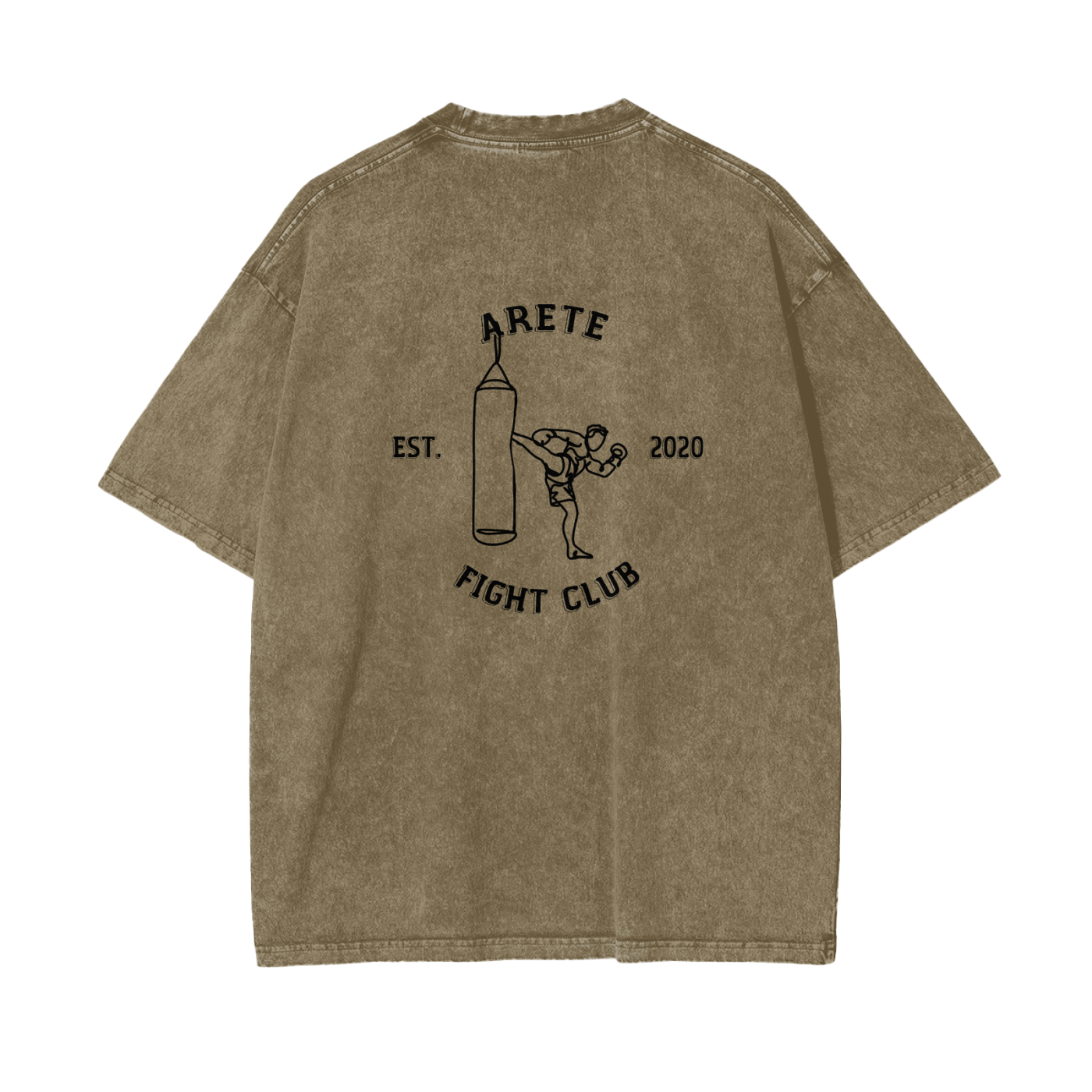 Fight Club Black Text T-shirt - ARETE