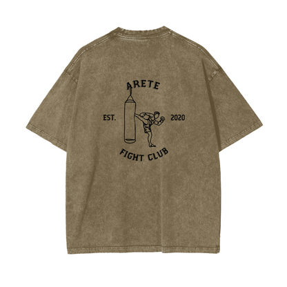 Fight Club Black Text T-shirt - ARETE