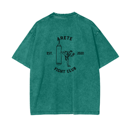 Fight Club Black Text T-shirt - ARETE