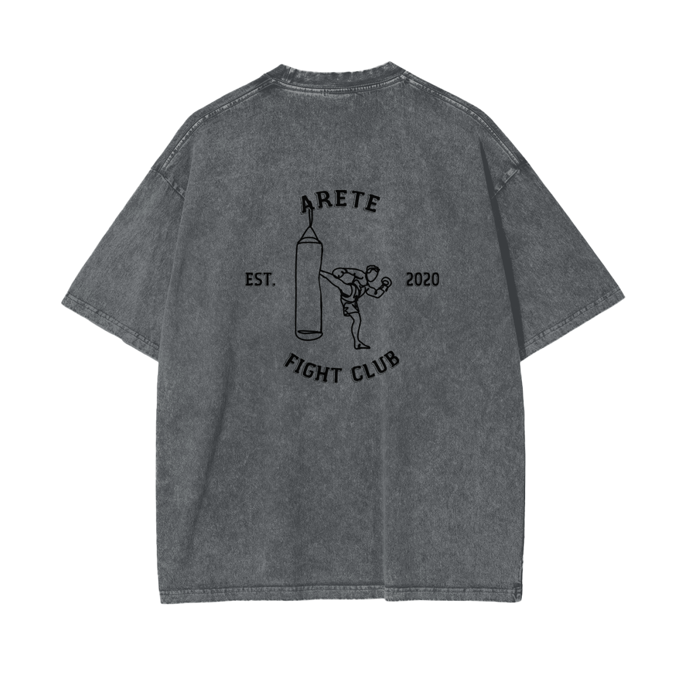 Fight Club Black Text T-shirt - ARETE