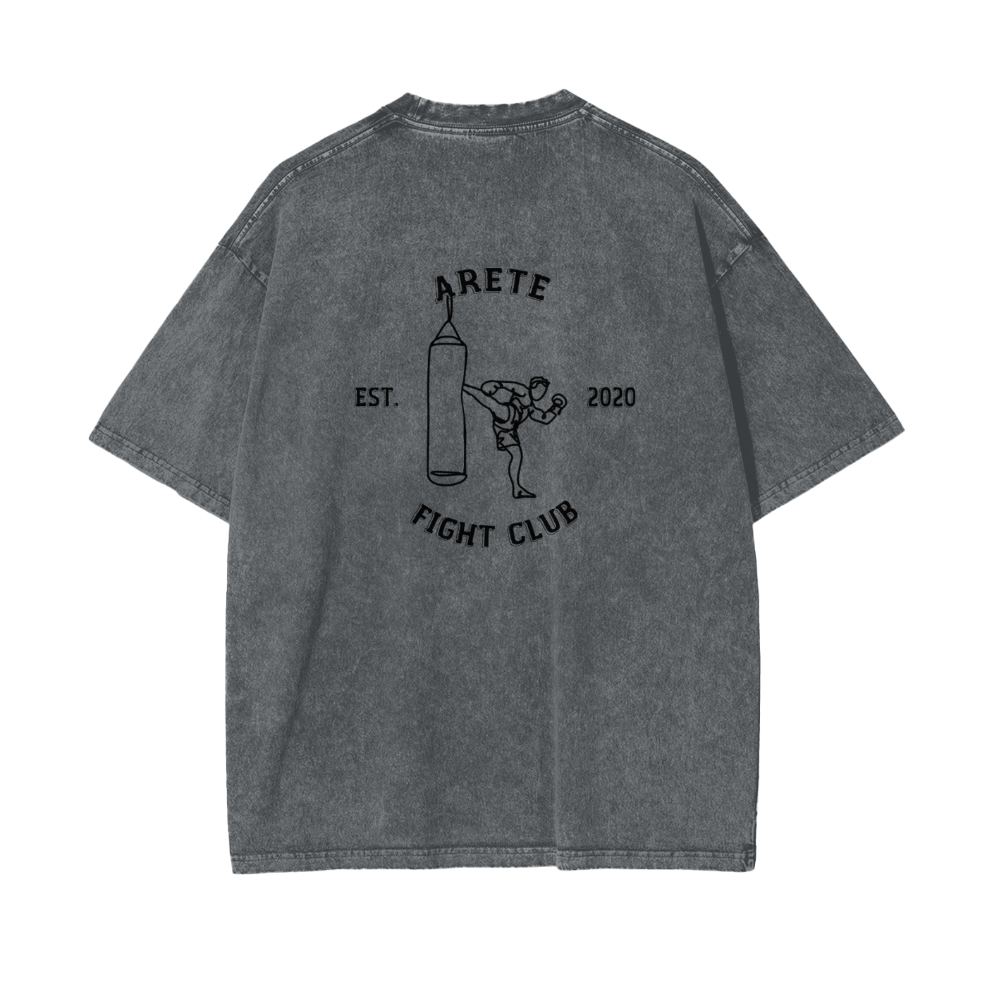 Fight Club Black Text T-shirt - ARETE