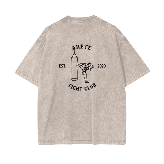 Fight Club Black Text T-shirt - ARETE