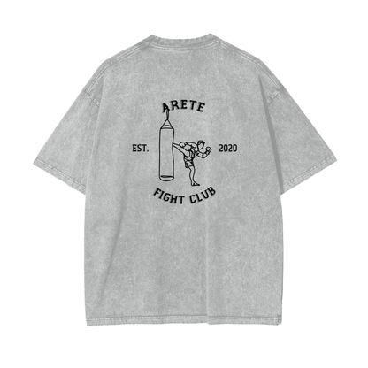 Fight Club Black Text T-shirt - ARETE