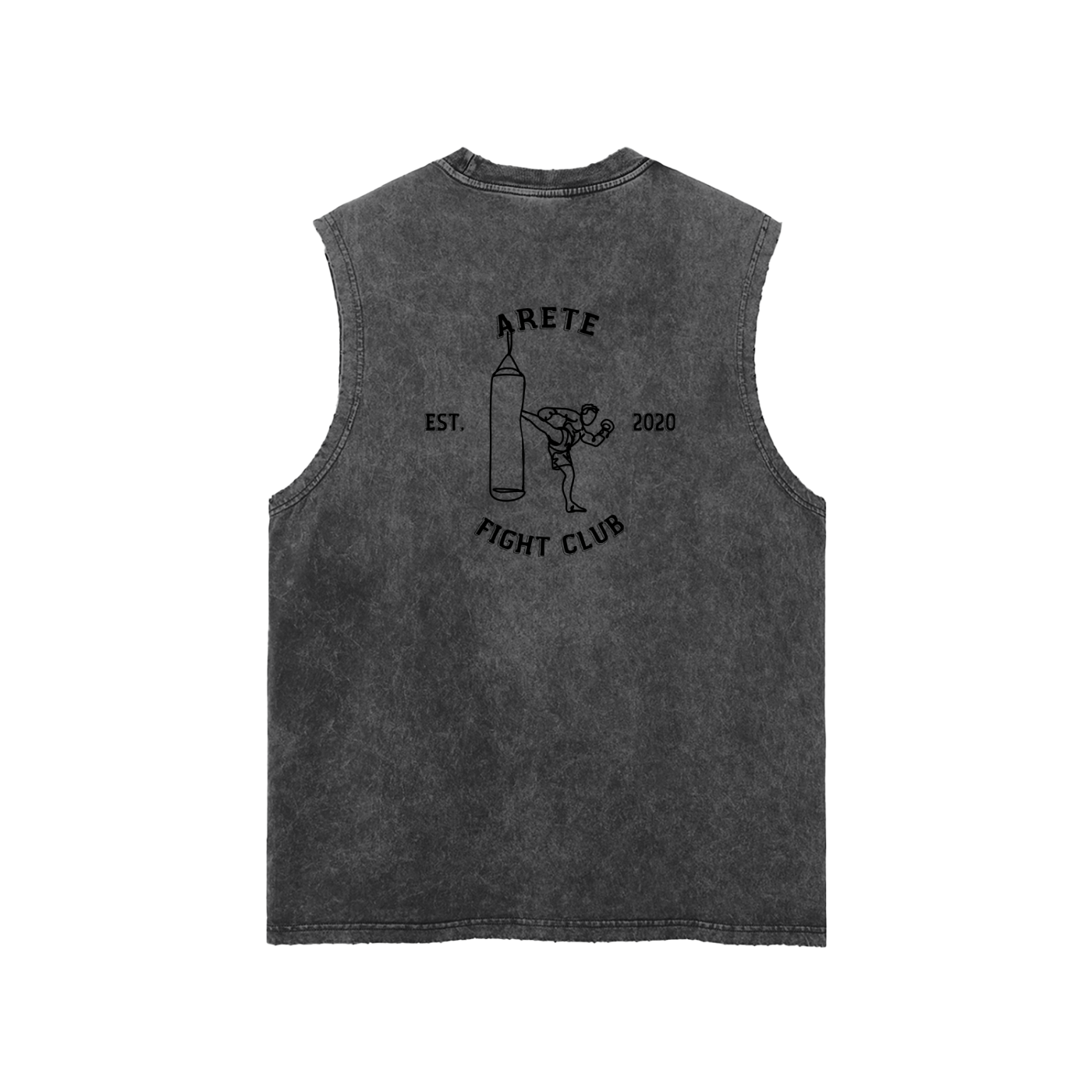 Fight Club Black Text Tank Top - ARETE