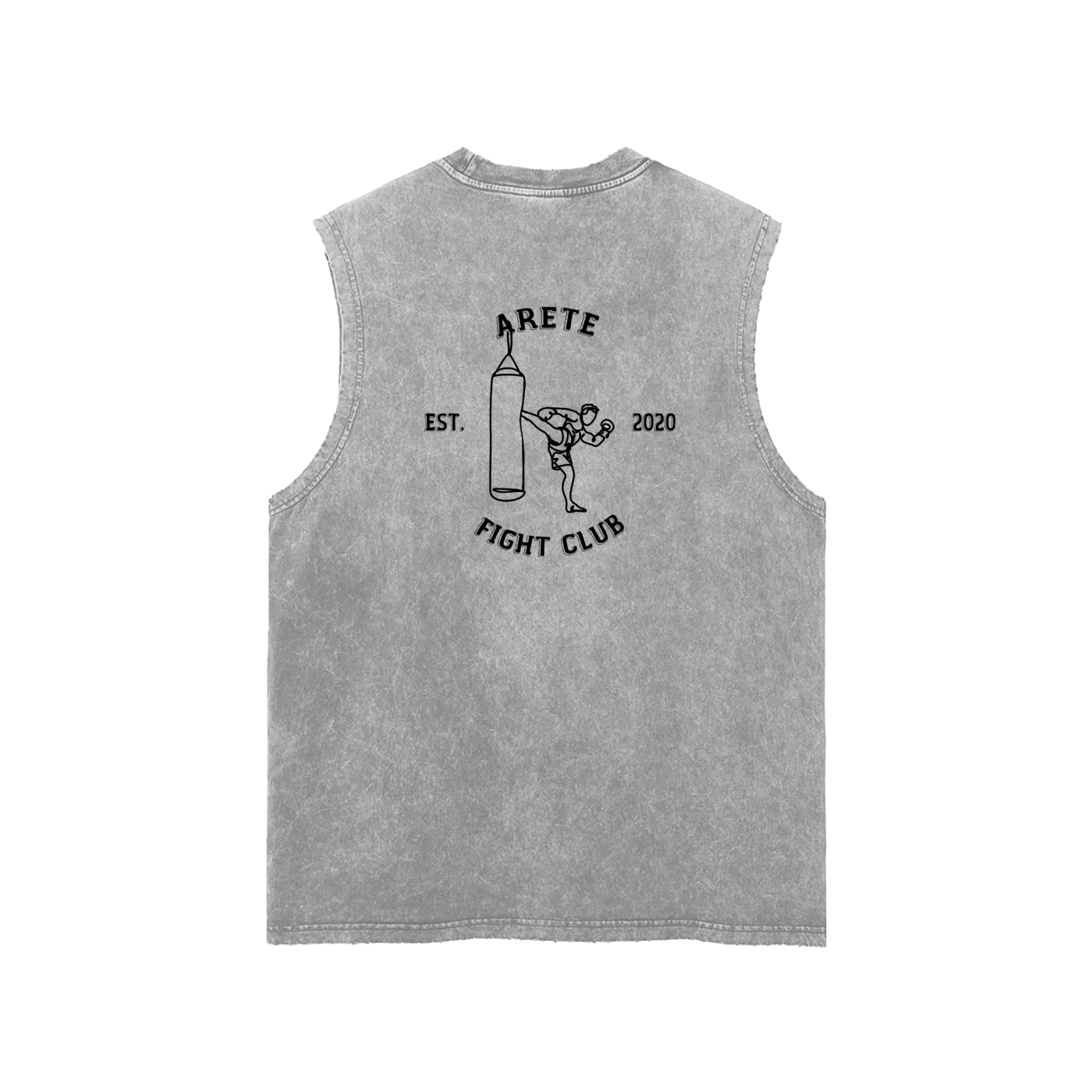 Fight Club Black Text Tank Top - ARETE