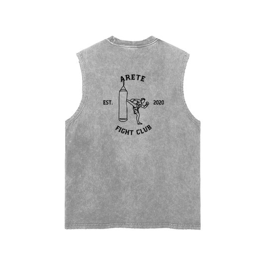 Fight Club Black Text Tank Top - ARETE