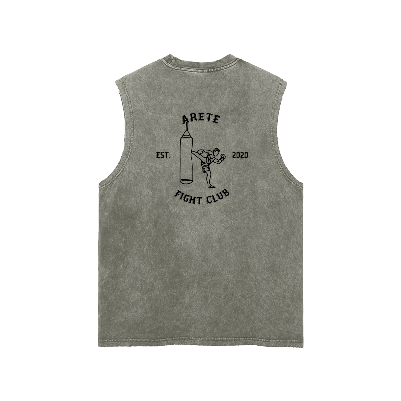 Fight Club Black Text Tank Top - ARETE