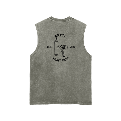Fight Club Black Text Tank Top - ARETE