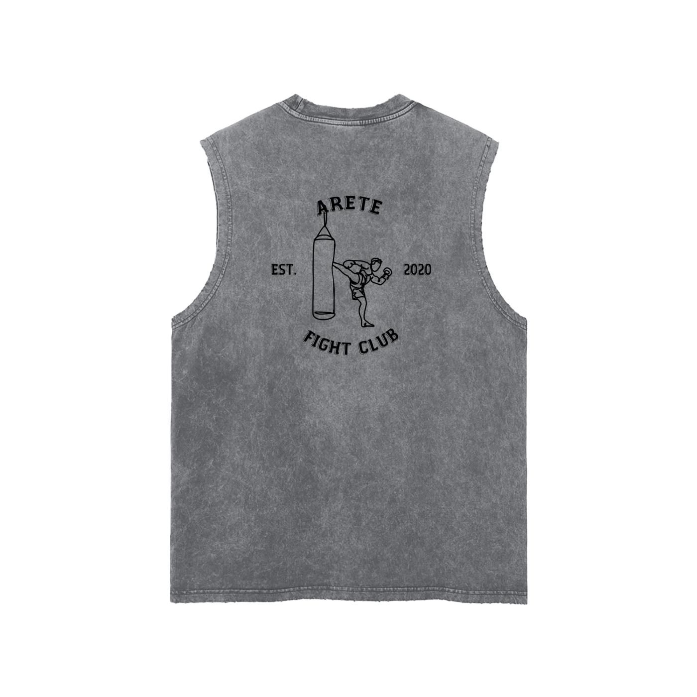 Fight Club Black Text Tank Top - ARETE