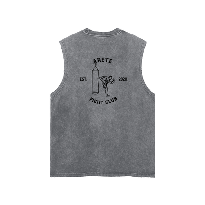 Fight Club Black Text Tank Top - ARETE