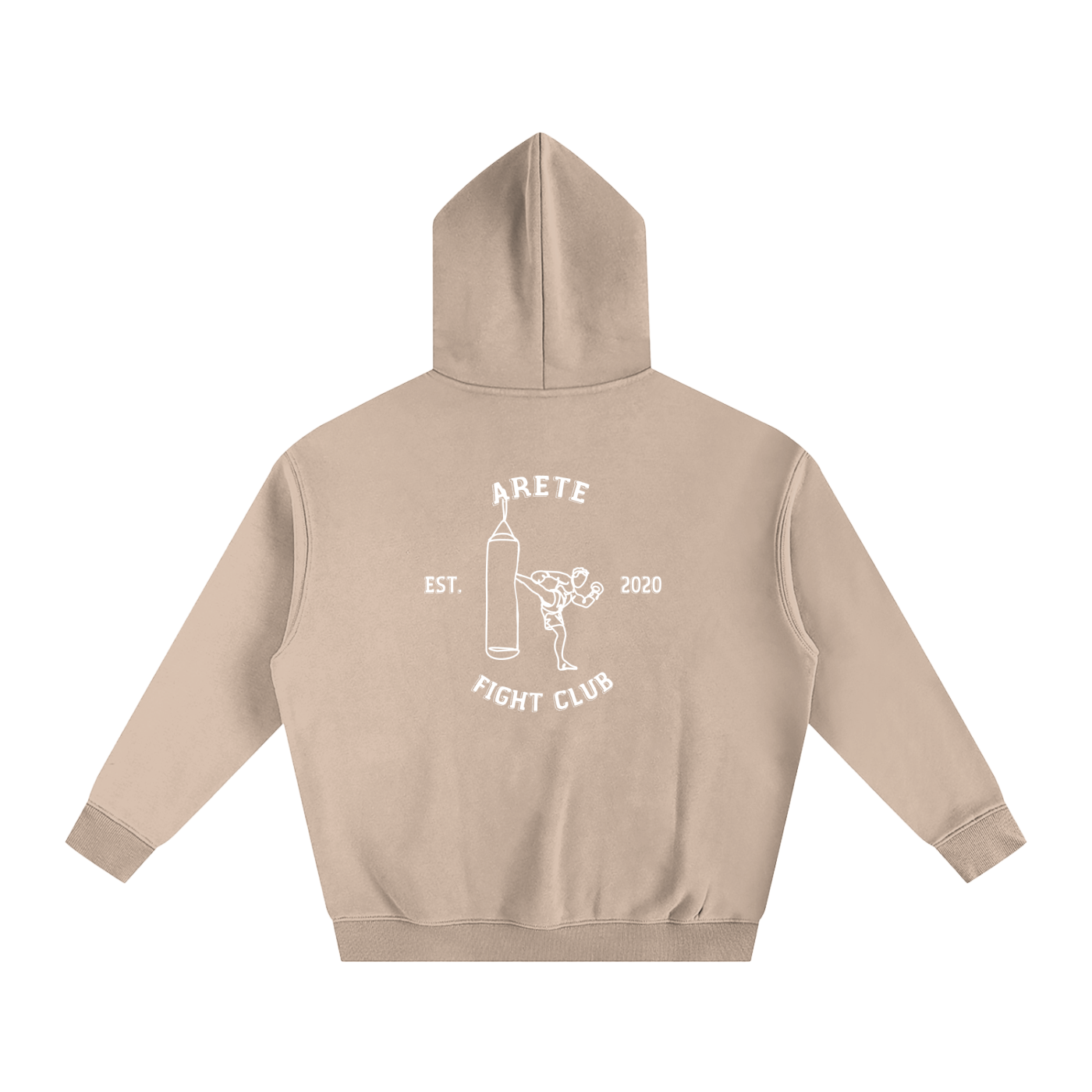 Fight Club White Text Hoodie - ARETE